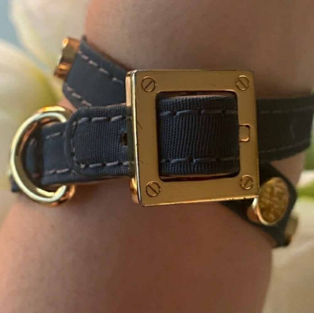Brand New Tory Burch Leather Wrap Braclet Gold